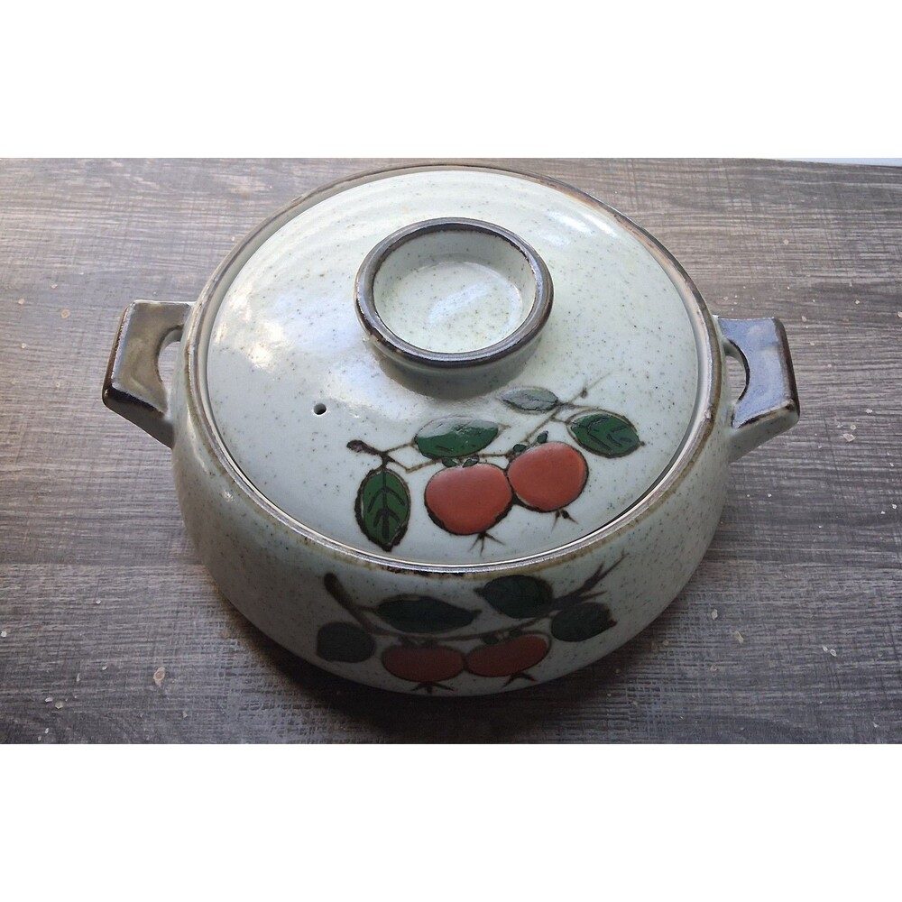 Vintage Otagiri Japan Stoneware Covered Casserole Baking Dish Oven to Table